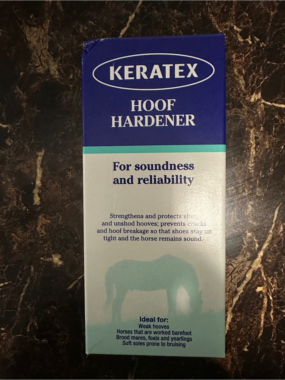 Keratex Hoof Hardener – Blue and Teal Protective Care